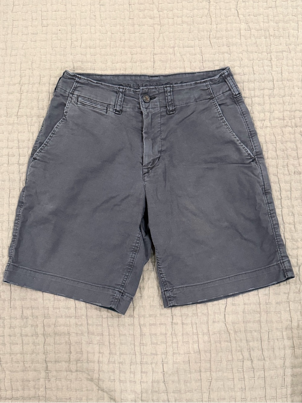 American Eagle Men’s Flex Lived-In Dark Gray Chino Shorts
